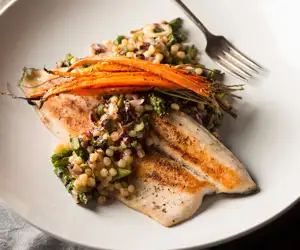 Trout entree